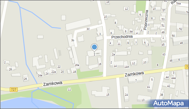 Szydłowiec, Garbarska, 1, mapa Szydłowiec