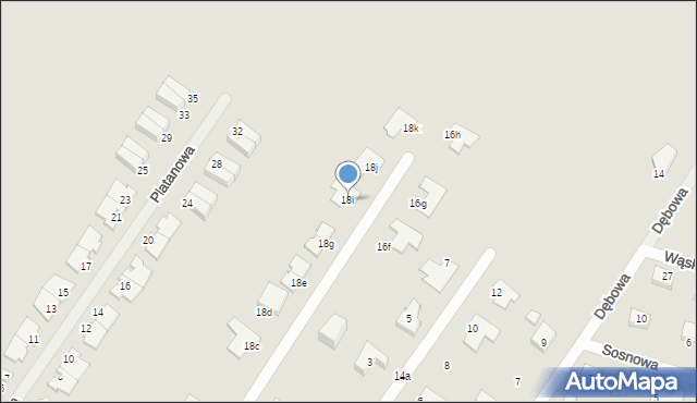 Tarczyn, Gawarskiego Władysława, 18i, mapa Tarczyn