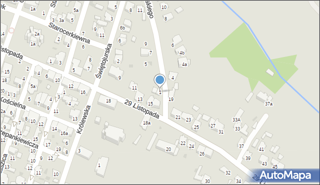 Tomaszów Lubelski, Gałczyńskiego Konstantego Ildefonsa, 1, mapa Tomaszów Lubelski