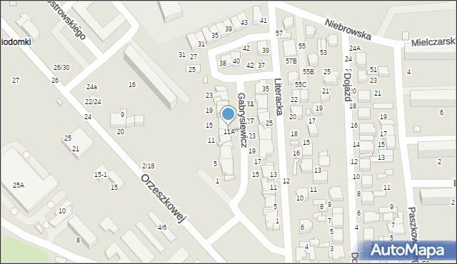 Tomaszów Mazowiecki, Gabrysiewicz Teresy, 11A, mapa Tomaszów Mazowiecki