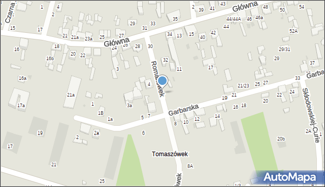 Tomaszów Mazowiecki, Garbarska, 9, mapa Tomaszów Mazowiecki