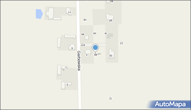 Tuszynek Majoracki, Garbowska, 4a, mapa Tuszynek Majoracki
