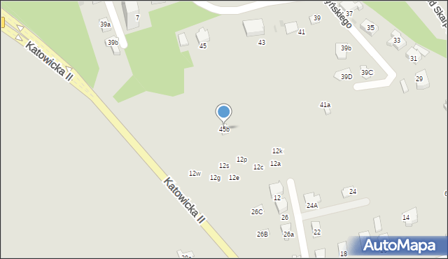 Ustroń, Gałczyńskiego Konstantego Ildefonsa, 45b, mapa Ustroń