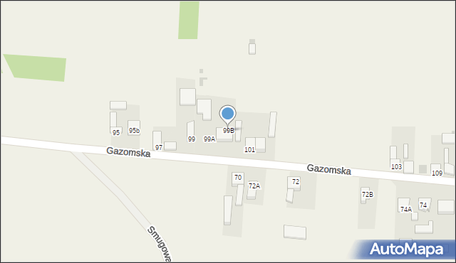 Wola Moszczenicka, Gazomska, 99B, mapa Wola Moszczenicka