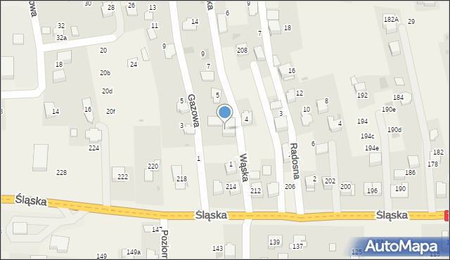 Zabierzów, Gazowa, 6, mapa Zabierzów