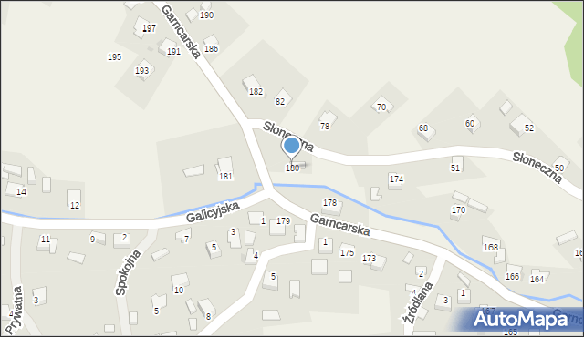 Zalas, Garncarska, 180, mapa Zalas