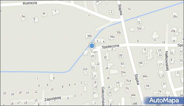 Zamość, Gałczyńskiego Konstantego Ildefonsa, 27, mapa Zamościa