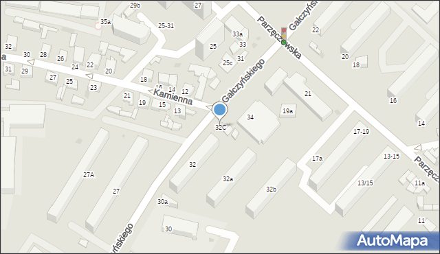 Zgierz, Gałczyńskiego Konstantego Ildefonsa, 32C, mapa Zgierz