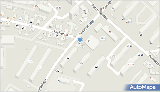Zgierz, Gałczyńskiego Konstantego Ildefonsa, 32D, mapa Zgierz