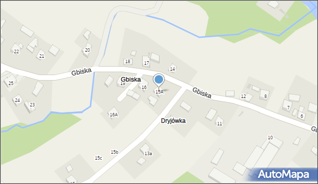 Gbiska, Gbiska, 15A, mapa Gbiska