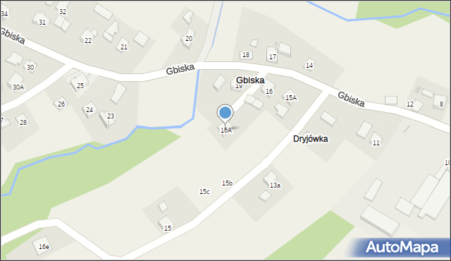 Gbiska, Gbiska, 16A, mapa Gbiska