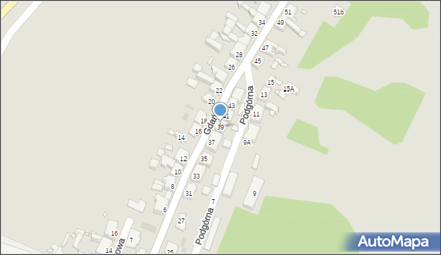 Czarnków, Gdańska, 39, mapa Czarnków