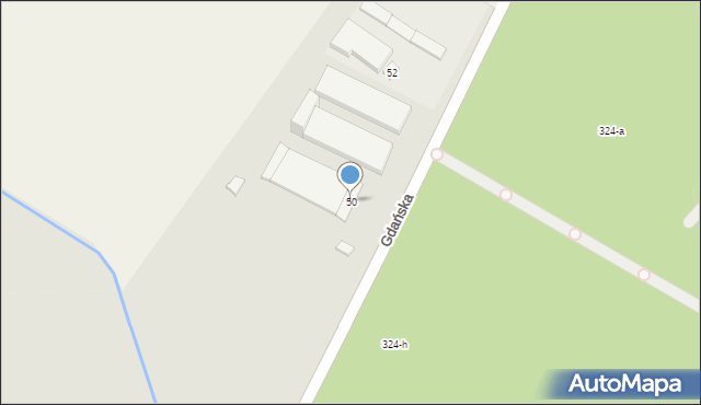 Czarnków, Gdańska, 50, mapa Czarnków