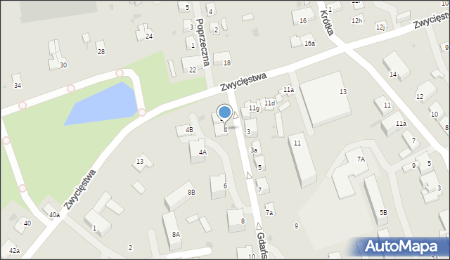 Dobre Miasto, Gdańska, 4, mapa Dobre Miasto