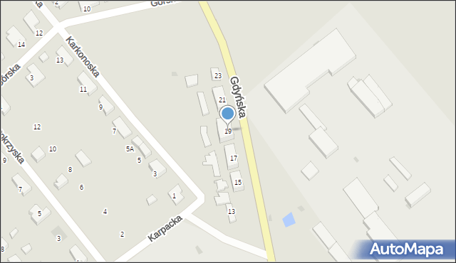 Drawsko Pomorskie, Gdyńska, 19, mapa Drawsko Pomorskie