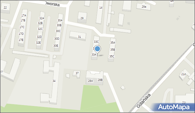 Gdańsk, Gdańska, 28, mapa Gdańska