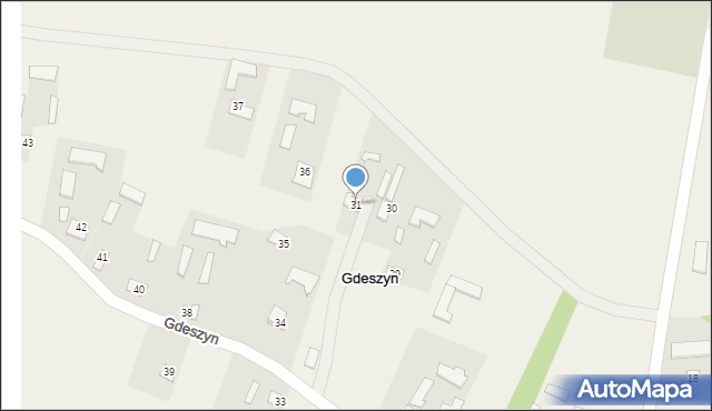 Gdeszyn, Gdeszyn, 31, mapa Gdeszyn