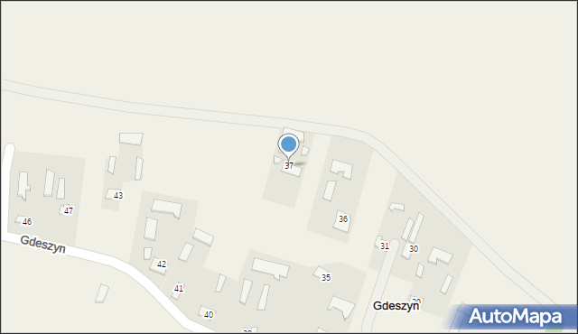 Gdeszyn, Gdeszyn, 37, mapa Gdeszyn