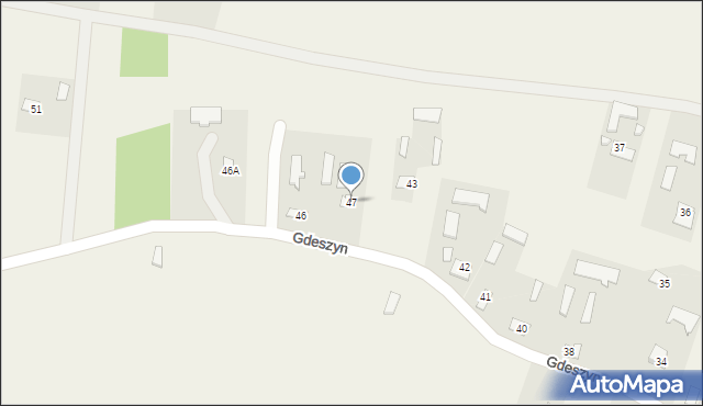 Gdeszyn, Gdeszyn, 47, mapa Gdeszyn