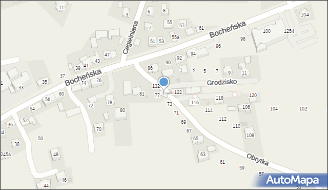 Gdów, Gdów, 137, mapa Gdów