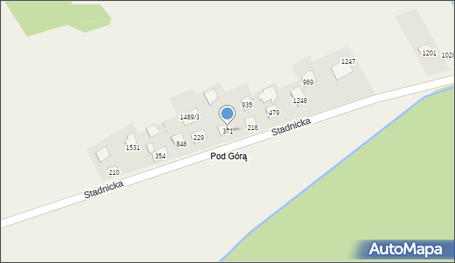 Gdów, Gdów, 371, mapa Gdów