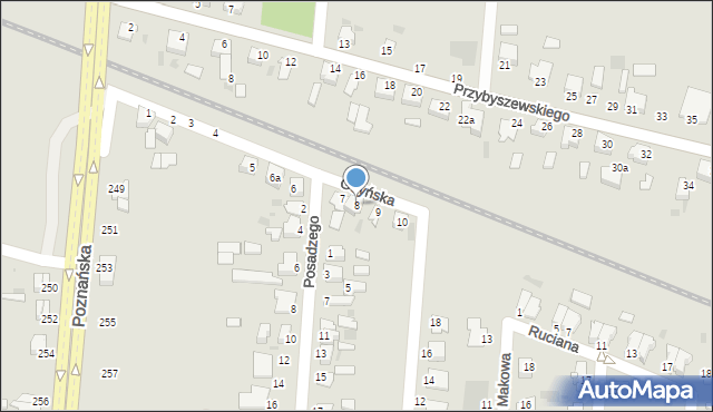 Inowrocław, Gdyńska, 8, mapa Inowrocławia