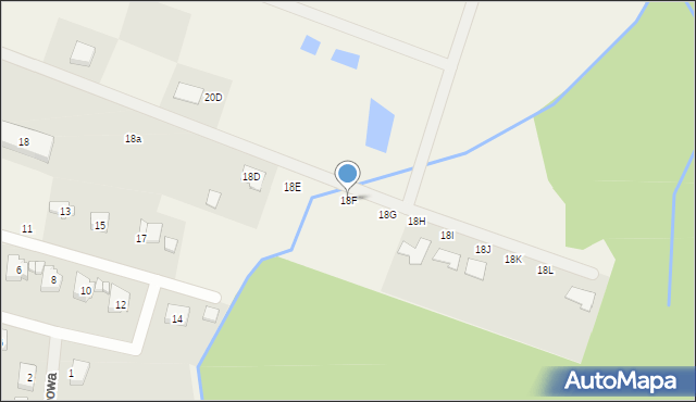 Kaczki, Gdańska, 18F, mapa Kaczki