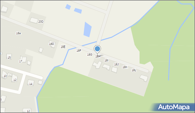 Kaczki, Gdańska, 18H, mapa Kaczki