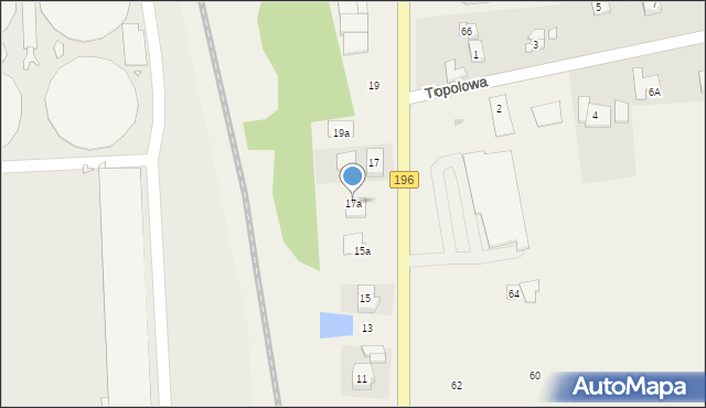 Koziegłowy, Gdyńska, 17a, mapa Koziegłowy