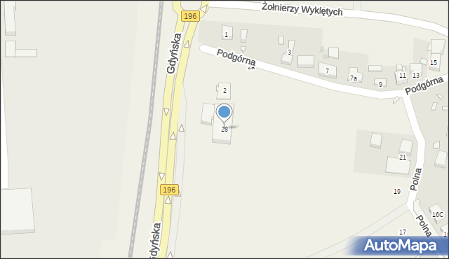 Koziegłowy, Gdyńska, 28, mapa Koziegłowy