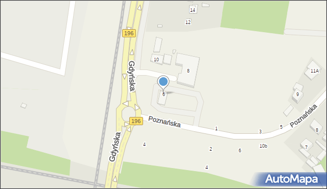 Koziegłowy, Gdyńska, 6, mapa Koziegłowy