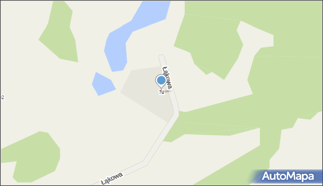 Mierzeszyn, Gdańska, 74, mapa Mierzeszyn