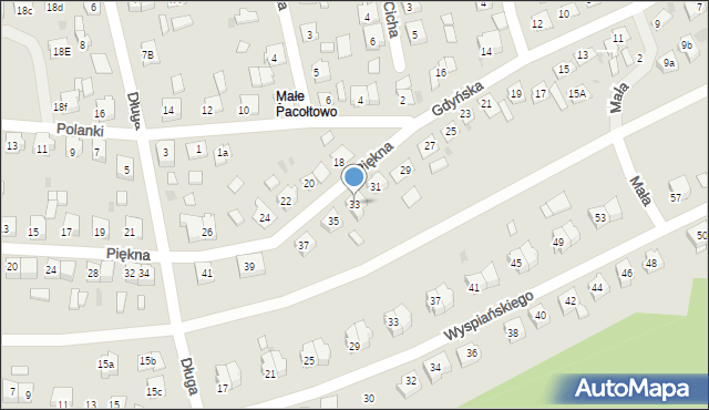 Nowe Miasto Lubawskie, Gdyńska, 33, mapa Nowe Miasto Lubawskie