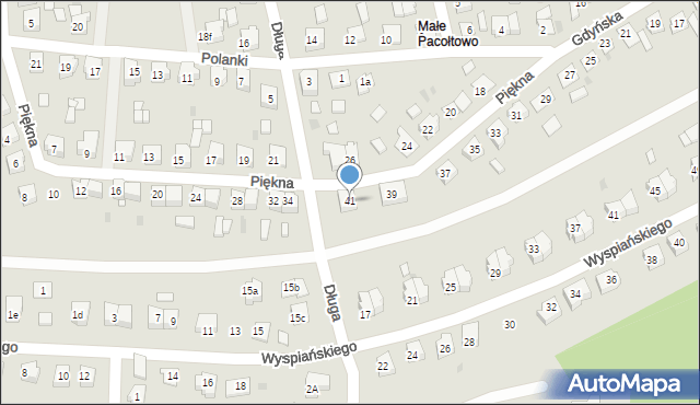 Nowe Miasto Lubawskie, Gdyńska, 41, mapa Nowe Miasto Lubawskie