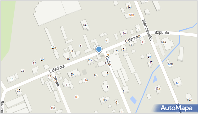 Pleszew, Gdańska, 9c, mapa Pleszew