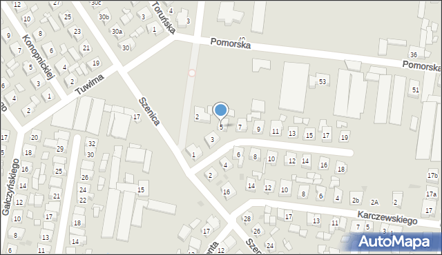 Pleszew, Gdyńska, 5, mapa Pleszew