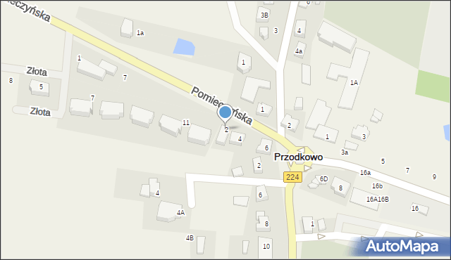 Przodkowo, Gdańska, 2, mapa Przodkowo