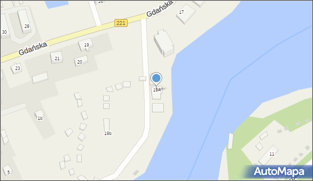 Przywidz, Gdańska, 19A, mapa Przywidz