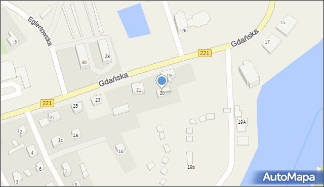 Przywidz, Gdańska, 20, mapa Przywidz