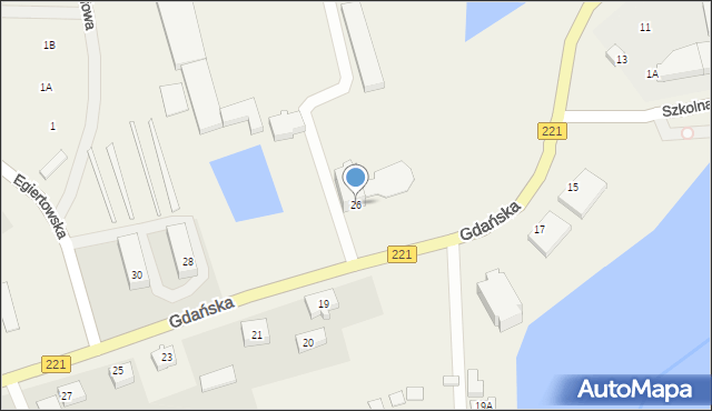 Przywidz, Gdańska, 26, mapa Przywidz