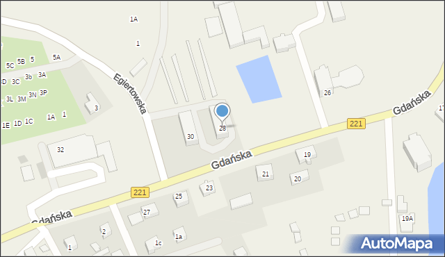 Przywidz, Gdańska, 28, mapa Przywidz