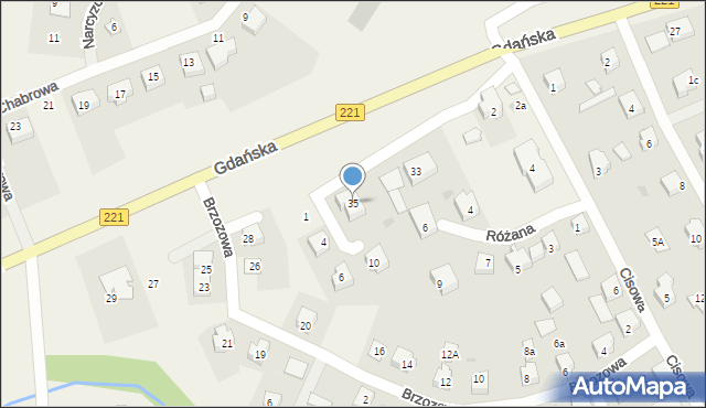 Przywidz, Gdańska, 35, mapa Przywidz