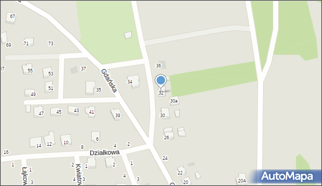 Skarszewy, Gdańska, 32, mapa Skarszewy