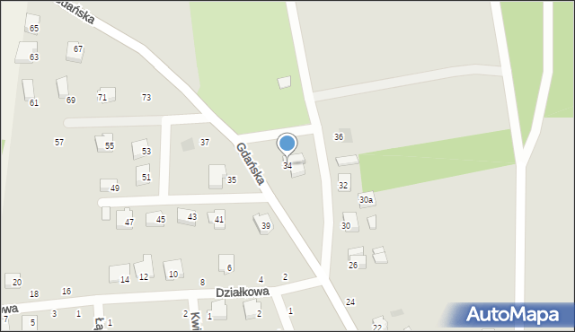 Skarszewy, Gdańska, 34, mapa Skarszewy