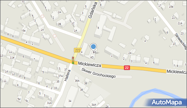 Starogard Gdański, Gdańska, 4B, mapa Starogard Gdański