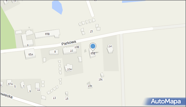 Sztutowo, Gdańska, 65E, mapa Sztutowo