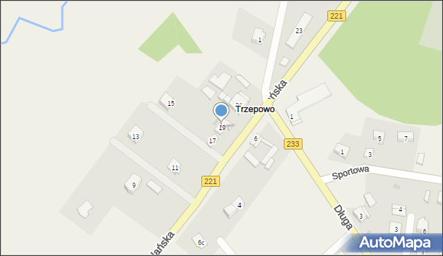 Trzepowo, Gdańska, 19, mapa Trzepowo