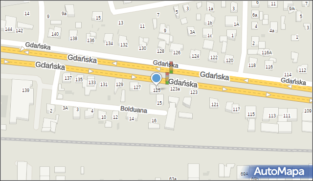 Wejherowo, Gdańska, 125, mapa Wejherowo