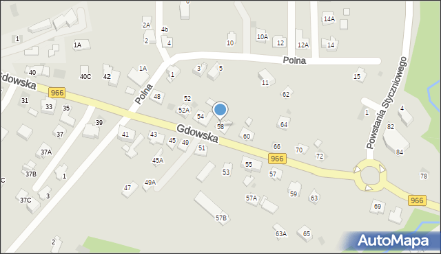 Wieliczka, Gdowska, 58, mapa Wieliczka