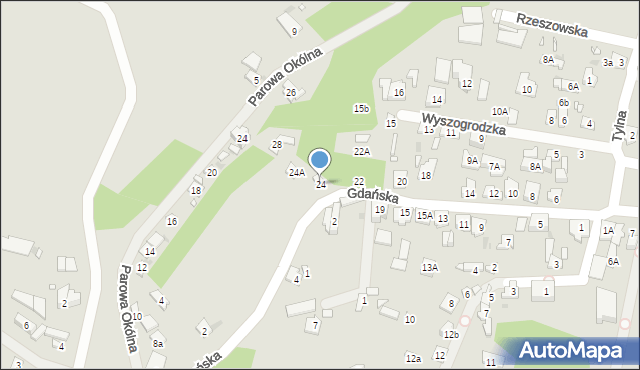 Zakroczym, Gdańska, 24, mapa Zakroczym